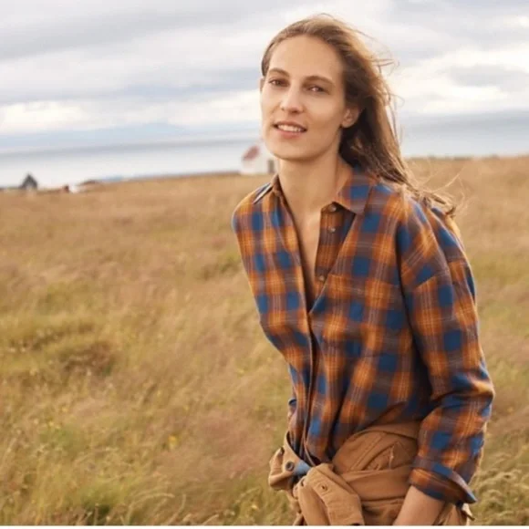 🍁MADEWELL WESTWARD SHIRT IN ARDEN PLAID - Picture 1 of 8